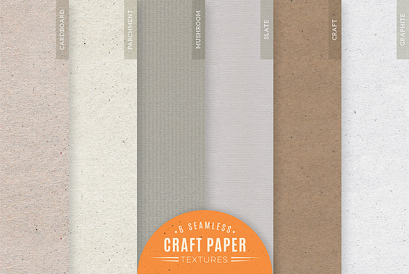 Seamless paper texture pack in Textures - product preview 4