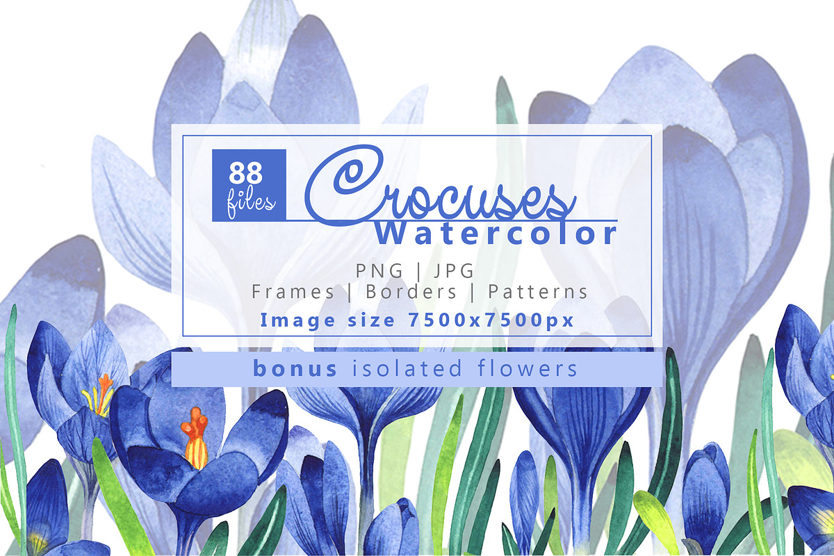 Watercolor Spring Bundle 10 products in Illustrations - product preview 8