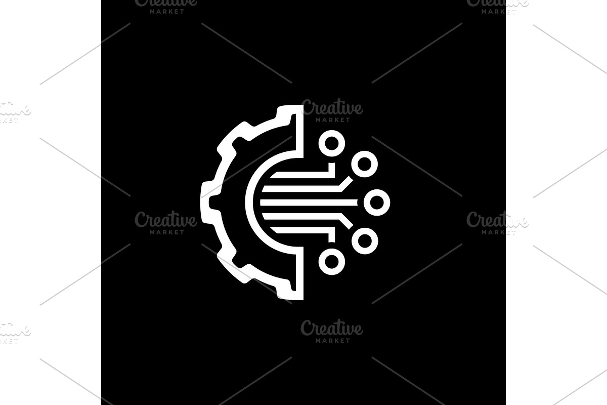 Crypto Technology Icon. in Graphics - product preview 8