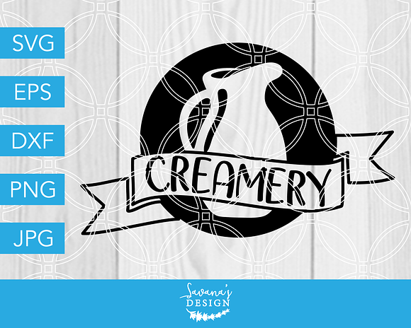Creamery SVG Farm SVG in Illustrations - product preview 1