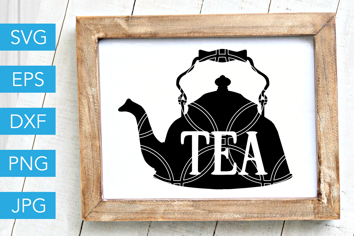 Tea SVG Farmhouse SVG Cut File in Illustrations - product preview 8