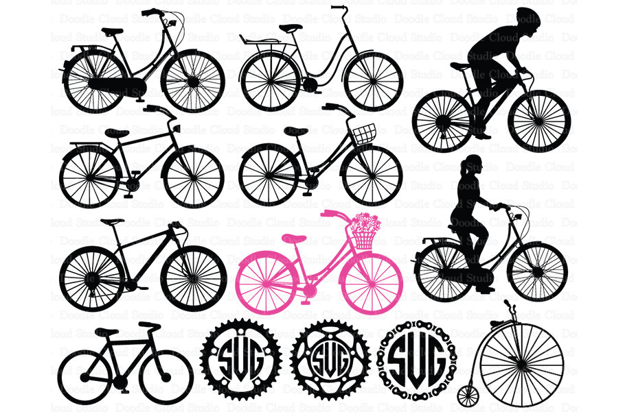 Bicycle SVG, Biking, Bike SVG Files