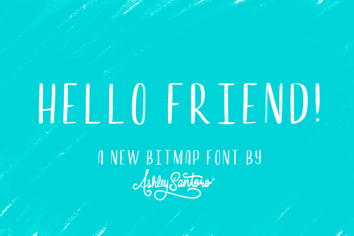 Hello Friend  in Sans-Serif Fonts - product preview 8