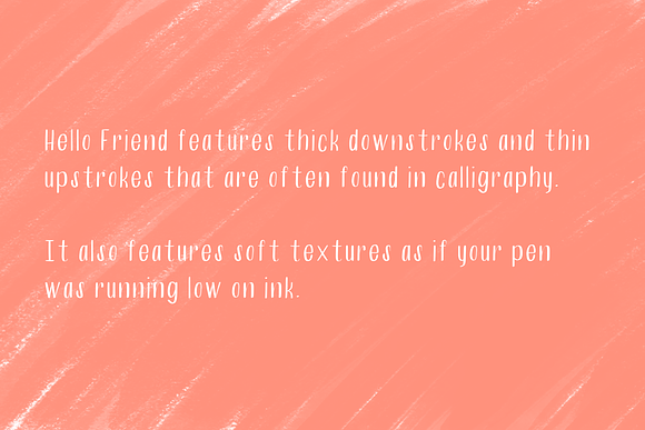 Hello Friend  in Sans-Serif Fonts - product preview 2