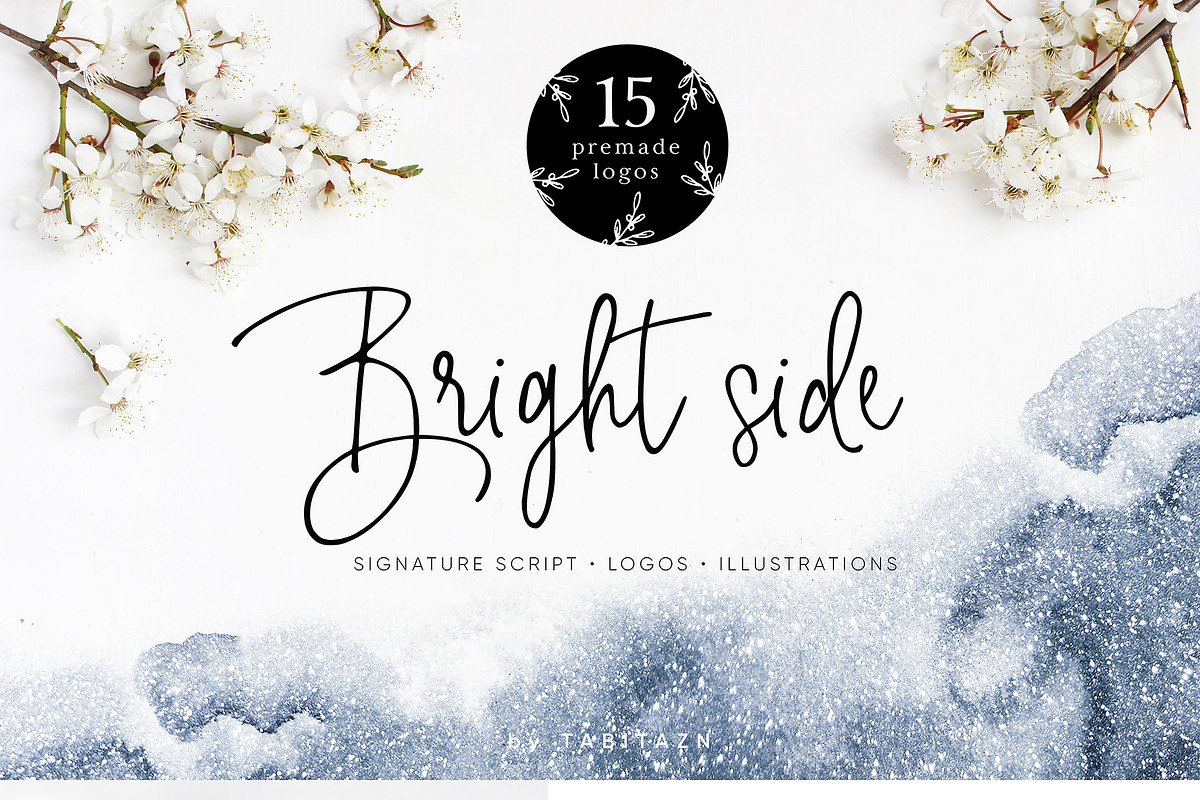 Bright Side script font & logos in Logo Fonts - product preview 8
