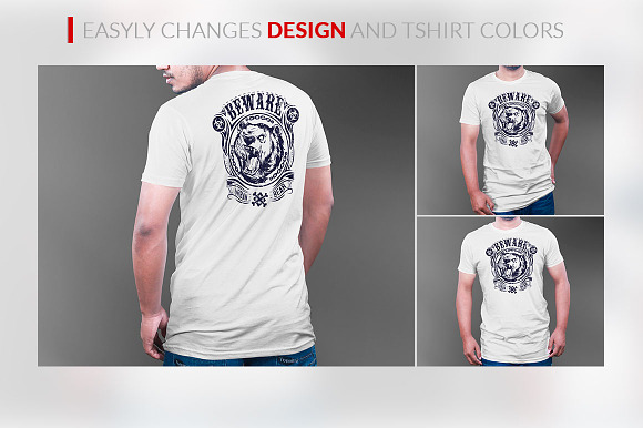 Professional Tshirt Mockup Vol-3.1 in Product Mockups - product preview 3