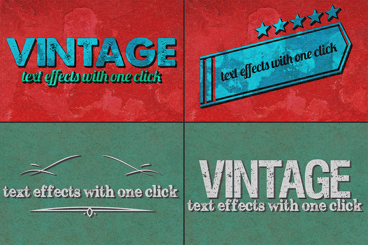 Vintage Text Effects Ver. 1 in Add-Ons - product preview 8