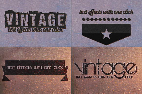 Vintage Text Effects Ver. 1 in Add-Ons - product preview 1