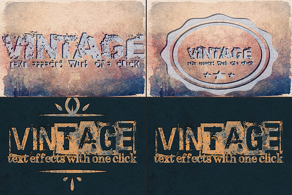 Vintage Text Effects Ver. 1 in Add-Ons - product preview 2
