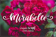 Mirabelle Script - Font with Extras!