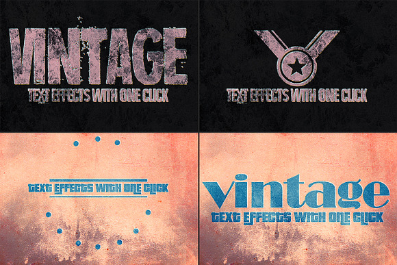 Vintage Text Effects Ver. 1 in Add-Ons - product preview 3