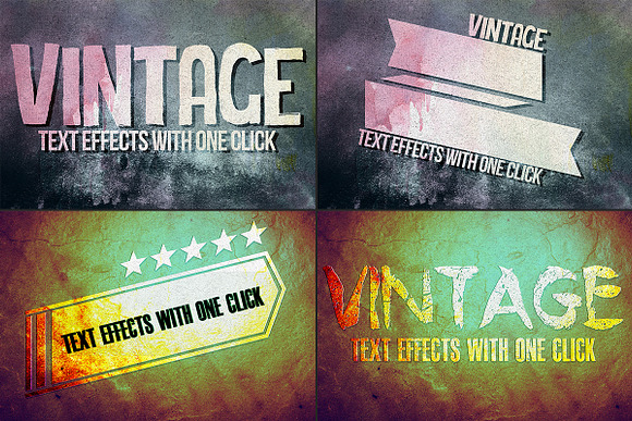Vintage Text Effects Ver. 1 in Add-Ons - product preview 4