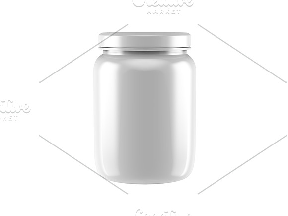 Protein Jar Mock-Up Template in Product Mockups - product preview 2