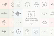80 Type Layouts Text Based Logos