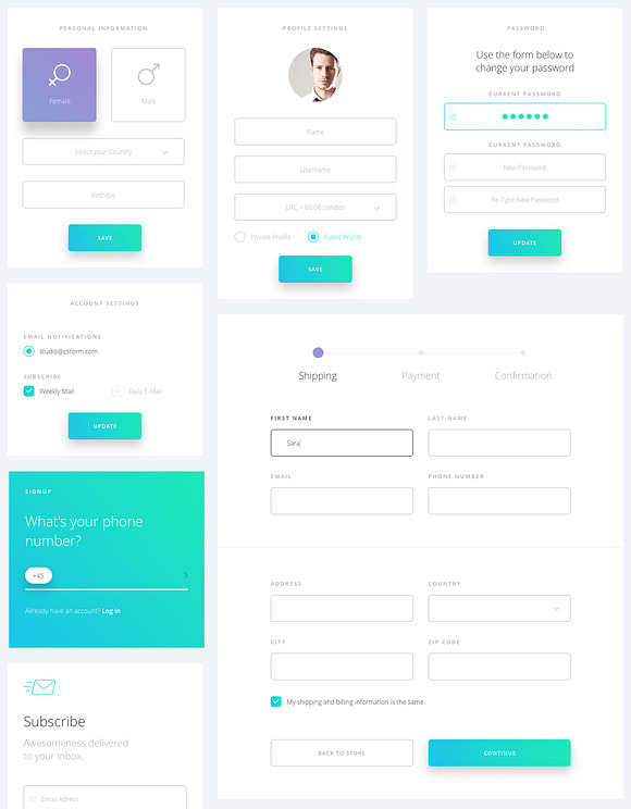 Datta - Dashboard UI Kit for Xd in UI Kits and Libraries - product preview 17