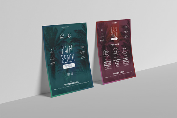 Palm Beach Festival Flyer in Flyer Templates - product preview 6