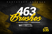463 Stroke Brushes + Arrow Brushes