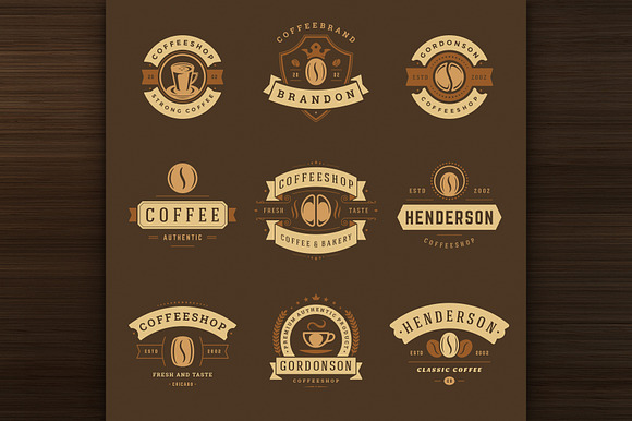 36 Coffee Logos and Badges in Logo Templates - product preview 5