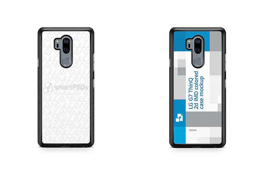 LG G7 ThinQ 2d Colored Case Mockup