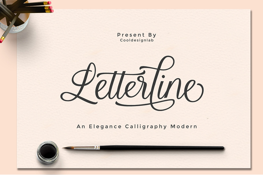 Letterline in Script Fonts - product preview 8