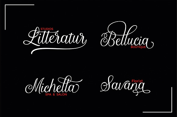 Letterline in Script Fonts - product preview 5
