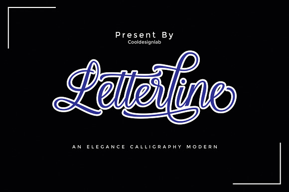 Letterline in Script Fonts - product preview 9