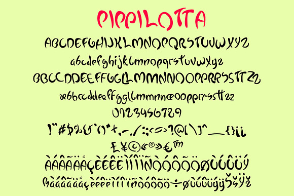 Pippilotta duo font in Display Fonts - product preview 6