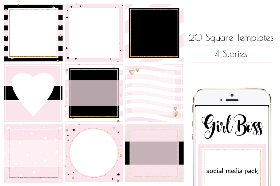 Social Media/Instagram/GirlBoss in Instagram Templates - product preview 8