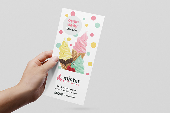Ice cream Shop Templates Pack in Flyer Templates - product preview 7