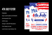 4th July Flyer Template