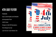 4th July Flyer Template