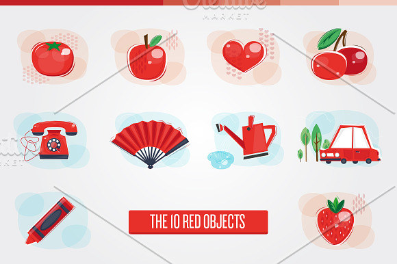 The Red Collection in Illustrations - product preview 3