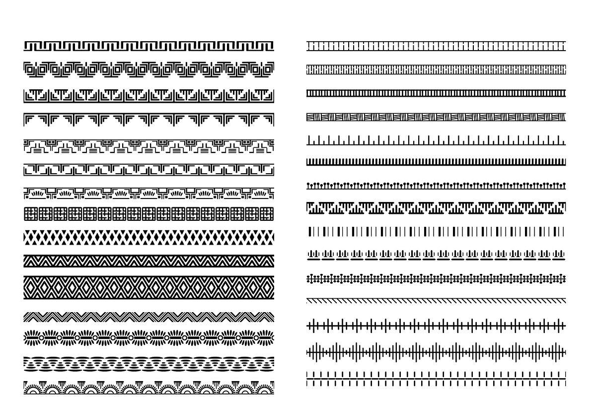 110 Ethnic Pattern Brushes in Photoshop Brushes - product preview 8