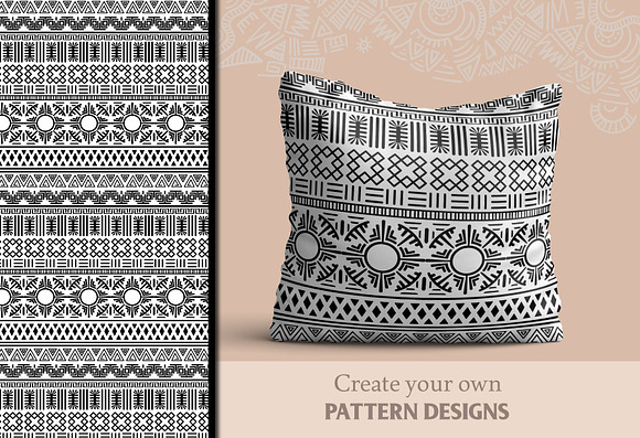 110 Ethnic Pattern Brushes in Photoshop Brushes - product preview 3