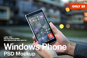 Windows Phone Lumia 1520 Mockup