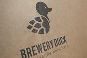 brewery duck logo template