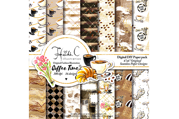 Coffee Time Paper Pack