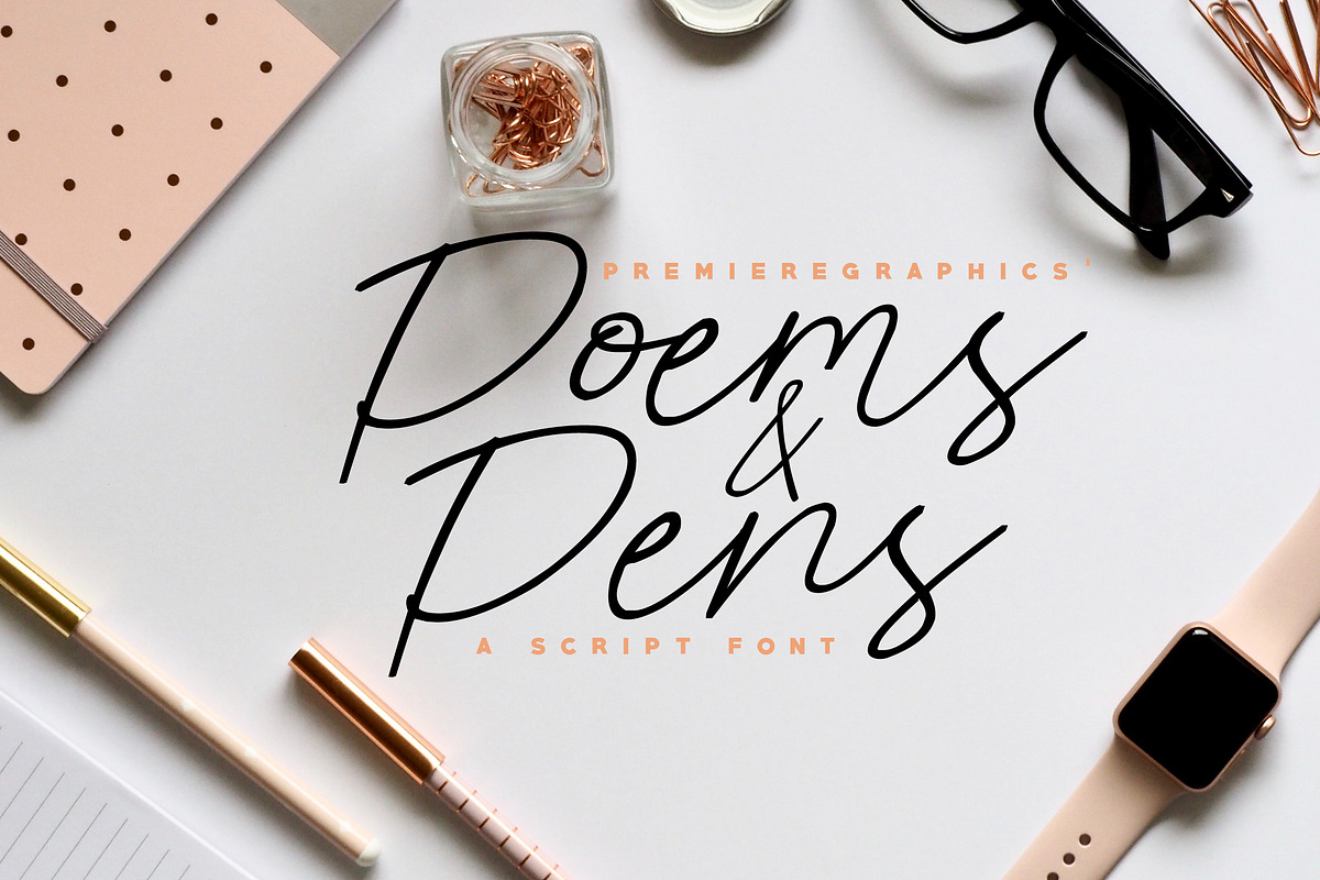 Poems & Pens Script Font in Twitter Fonts - product preview 8