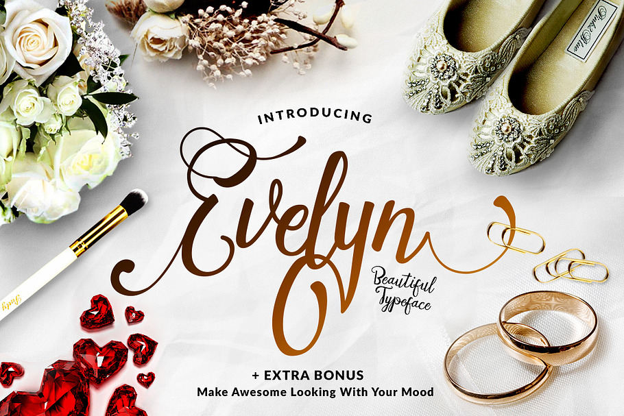 Evelyn + Extra in Script Fonts - product preview 8