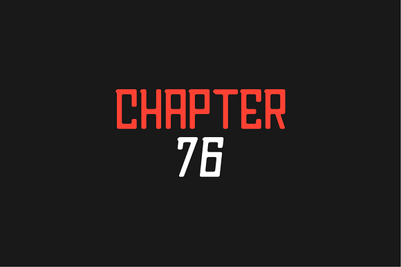 Chapter76 Sans Font in Sans-Serif Fonts - product preview 2