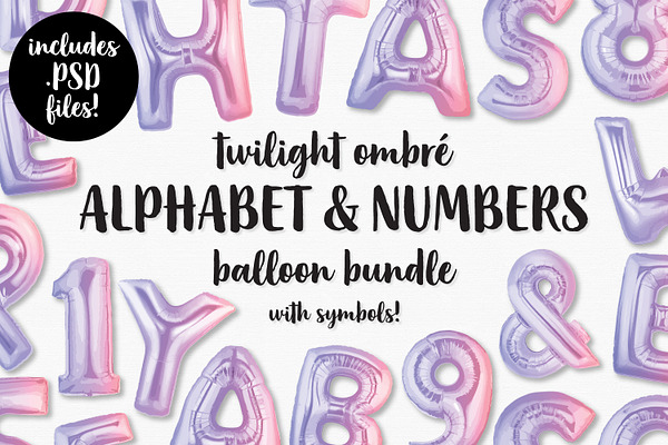 Twilight Ombre Foil Balloon Pack
