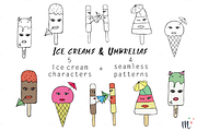 Ice creams & Umbrellas
