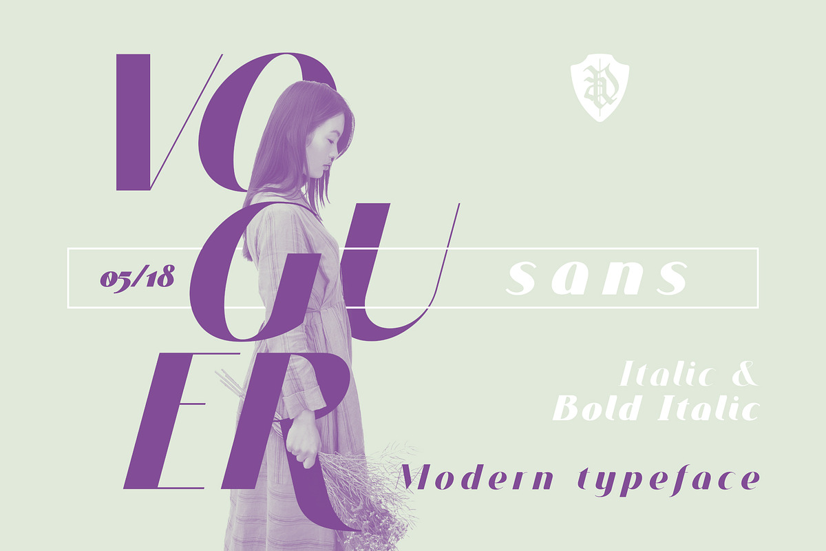 VOGUER Sans Italic in Italic Fonts - product preview 8