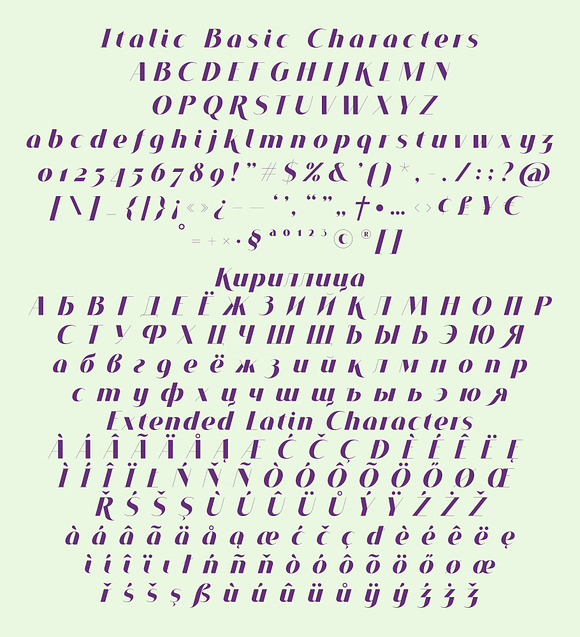 VOGUER Sans Italic in Italic Fonts - product preview 2
