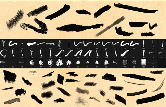 50 Sumi Brush Pack-Photoshop Brushes in Photoshop Brushes - product preview 1