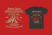 Mountain Explorer 2 T-shirt Design