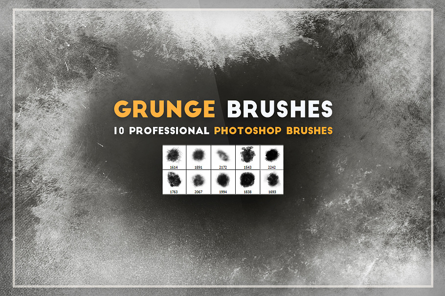 Grunge Photoshop Brushes in Photoshop Brushes - product preview 8