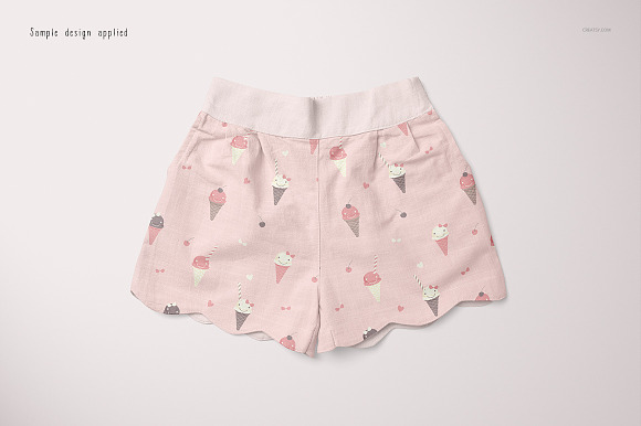 Baby Blouse & Shorts Mockup Set in Product Mockups - product preview 5