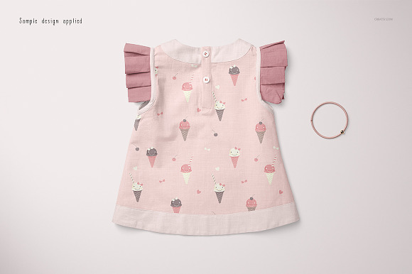Baby Blouse & Shorts Mockup Set in Product Mockups - product preview 7