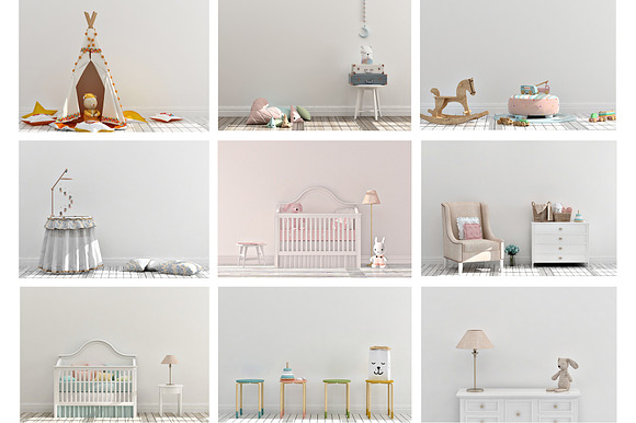 Kids Room Images Bundle - set of 27 in Product Mockups - product preview 1